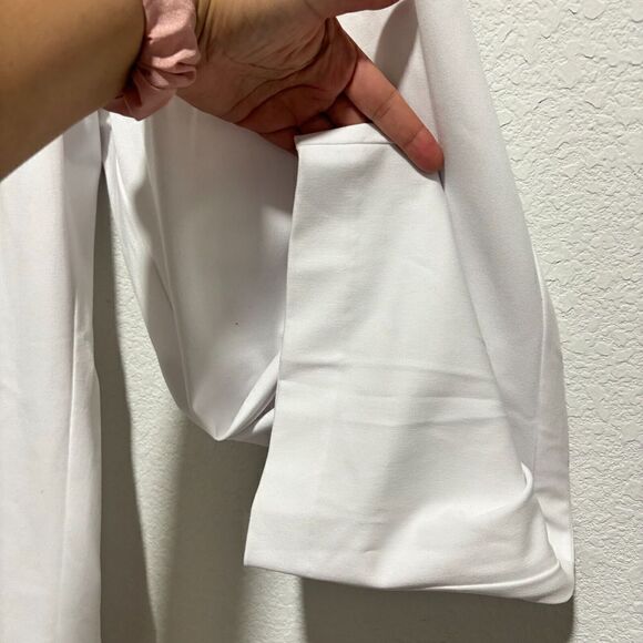 NWT Investments The 5th Ave Fit Women's Size Zip Crop Flare Pants White Plus 24W - Picture 5 of 11